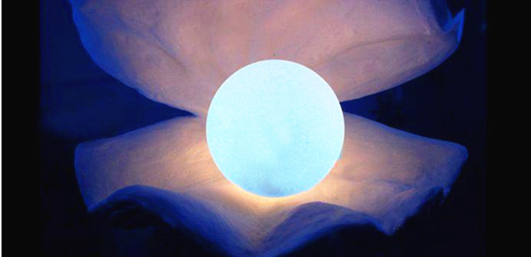 男款 钛钢链 绿色夜明珠