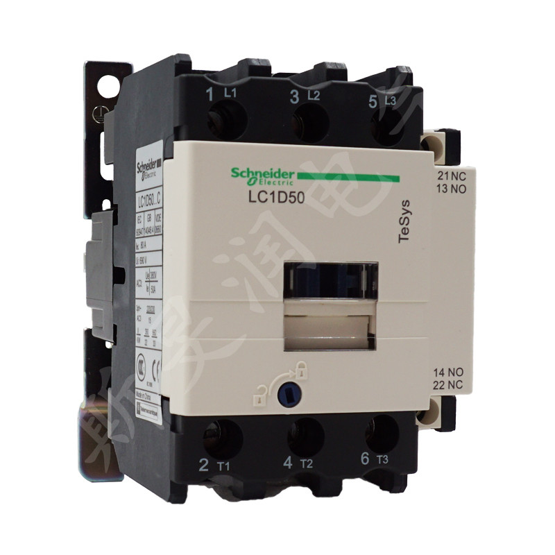 施耐德电气 lc1d50m7c 交流接触器 lc1-d50m7c 一常开一常闭 ac220v