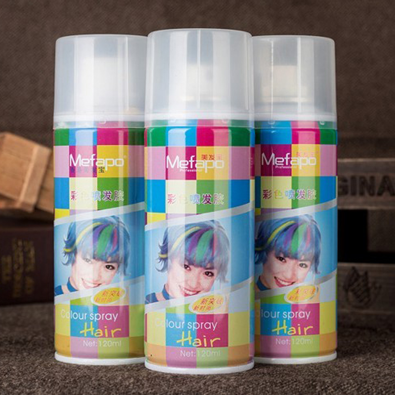 mefapo 一次性染发剂 染发烫发一次性彩色发胶喷雾 金黄色 彩色喷发胶