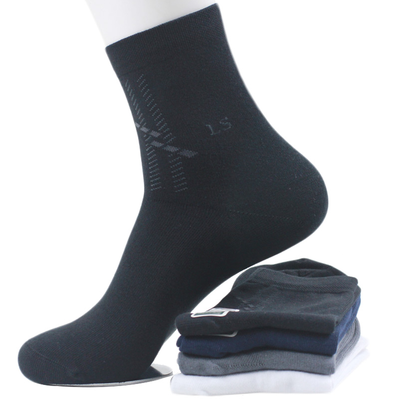 秋冬wz袜子男士 6双装 棉包纱混色6双 26-28