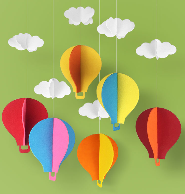 幼儿园装饰吊饰挂饰墙面顶棚教室天花板走廊空中环创布置材料 荧光绿