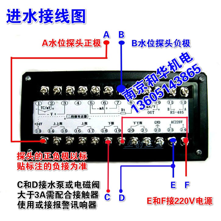 水箱液位显示器说明书图片