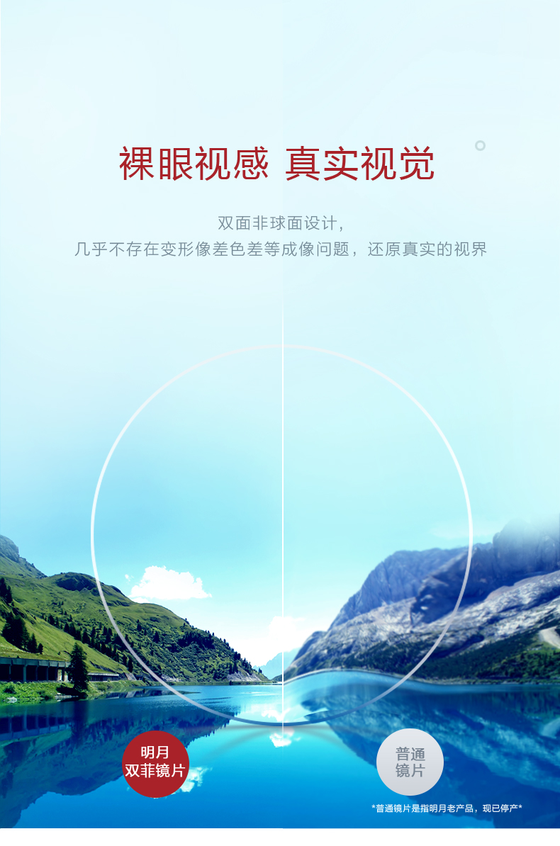 明月镜片官方旗舰 双菲1.56/1.
