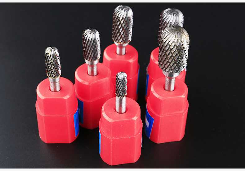 钨钢磨头c型硬质合金旋转锉铣刀金属打磨头木工雕刻旋转锉刀6mm c型双