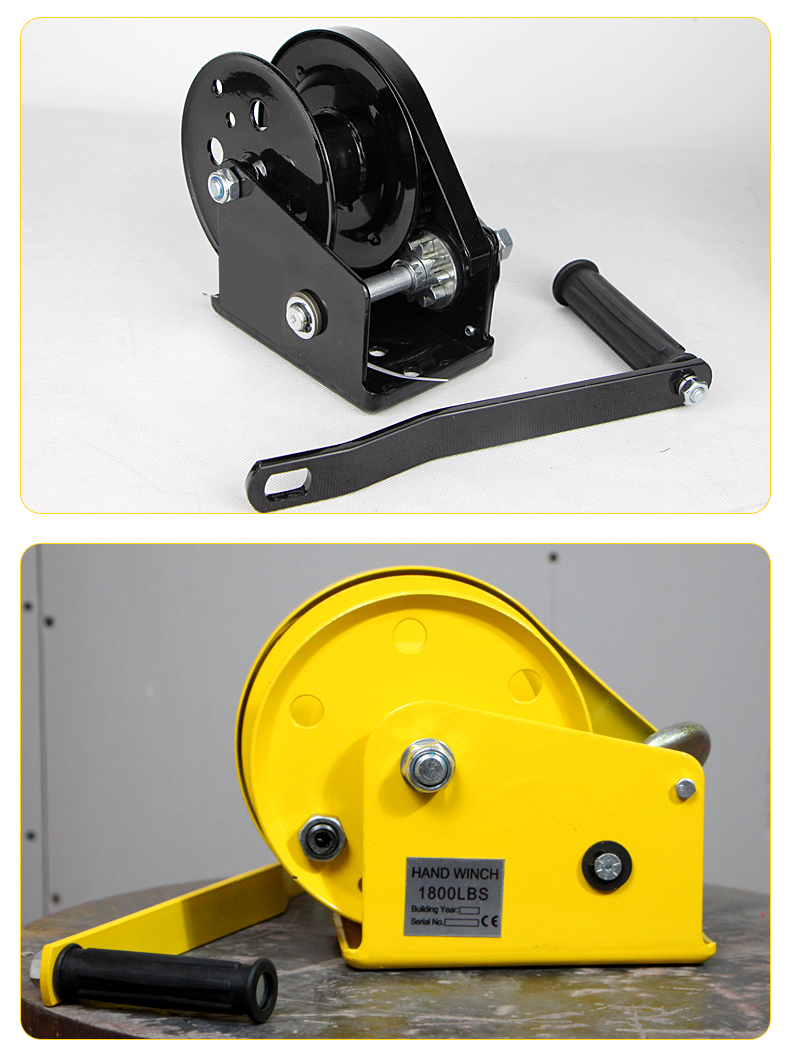 捲揚機手動小型提升機起重雙向自鎖式牽引機帶剎車手搖絞盤sn59201200