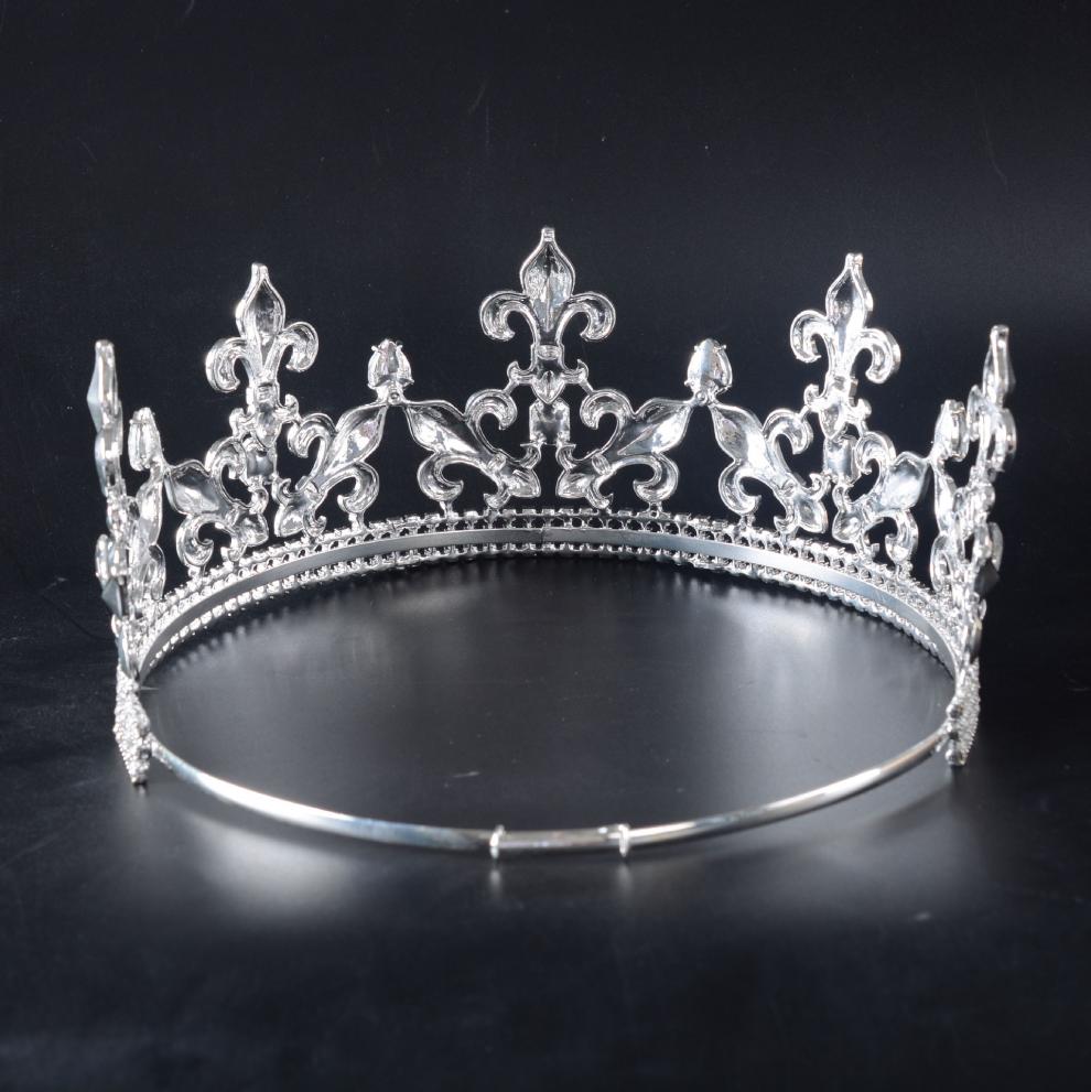 博皓男士皇冠头饰王子王冠国王选美皇冠女王酒吧演出皇冠男女通用皇冠