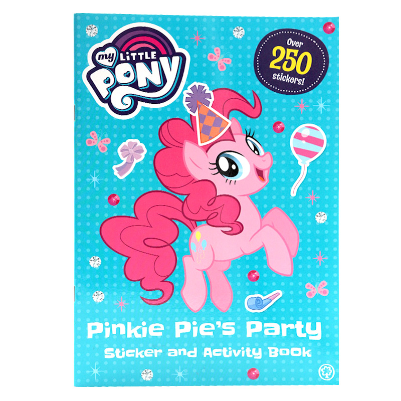 小馬寶莉貼紙書塗色書9冊合售 英文原版 my little pony sticker