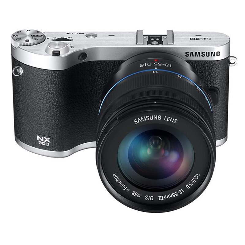三星(samsung) nx300 微型单电套机 (18mm-55mm) 黑色_单电/微单相机