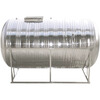 Short cloud 304 stainless steel water tank horizontal water storage tank water tower home flat thickened solar roof kitchen water storage bucket 0.75 ton extra thick vertical water tank with shelf