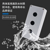 22MM push button switch 5 aluminum alloy 1 hole 2 positions 3 three emergency stop P control junction box 6 pieces metal cast aluminum waterproof 6 holes (single row) 250X80X65mm