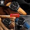 Beautiful My Lai adapts to Citizen Eco-Drive Black Warrior CA0615 AT9097 CA0775 series genuine leather watch strap accessories black black pin buckle 22mm width