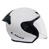 LS2 new motorcycle helmet quarter helmet electric moped four seasons large tail large size men and women half helmet OF608 flash white 3XL (recommended 61-62CM)