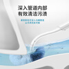 Noqishang Japanese toilet brush bathroom long handle to remove dead corners cleaning brush toilet brush household toilet brush one toilet brush (including hook)