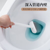 Zigman toilet brush set silicone punch-free cleaning brush long-handled bathroom toilet brush without dead corners to clean the toilet artifact