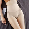 Jerrie Mock High Waist Belly Controlling Butt Lifting Leggings Underwear Women's Safety Pants Strong Belly Controlling Postpartum Buttocks Controlling Hip Shaping Pants Two Packs - Champagne + Black L Recommended 100kg-120kg