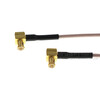 DCKR RF radio frequency connection cable MCX-J male to MCX-K female cable coaxial cable MCX-JJ adapter feeder MCX-JW to MCX-JW 0.2m