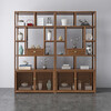 Taijiang Bogu rack, new Chinese style solid wood antique rack, multi-layer display cabinet, living room decorations, tea rack, Duobao Pavilion wine cabinet, bookshelf, new Chinese style Bogu rack, pair (2m)