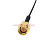 Oriental Xupu RG1.37 silver-plated flexible thin coaxial cable SMA-JJ SMA male to male 0-6G 0.15m