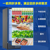 Haier air-cooled frost-free first-level energy efficiency display cabinet refrigerated fresh cabinet commercial vertical freezer multi-door transparent glass refrigerator supermarket convenience store cold beverage beer 610 liters high configuration 7 layers about 353 bottles high 2.14 meters gross volume