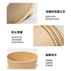 Jiachi disposable paper bowls 550ML*100 pieces bamboo fiber biodegradable soup bowl noodle bowl outdoor camping lunch box without lid