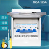 380V Shanghai People's waterproof box + leakage protection 3P three-phase four-wire 4P air switch with leakage protection circuit breaker 40A 3P+N