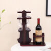 Creative red wine rack, red wine glass rack, tall glass rack, upside-down wine glass rack, wine bottle rack, red wine rack ornaments, household portable violin model