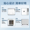 Haier mobile air conditioner, small 1 HP, single cooling, home living room, kitchen air conditioner, rental room air conditioner, all-in-one, no-hook installation, portable vertical air conditioner KY-14J, small 1 HP, single cooling (within 8)