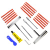 Jumu Auto Metal Tire Repair Tool Strip Set Motorcycle Bicycle Electric Vehicle Vacuum Tire Repair Artifact