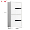 Zhendi Confidential Cabinet Steel Iron Cabinet Examination Room Paper Cabinet DR235 White 1.9 Meter Double Section Cabinet