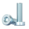Bingneng 8.8 grade blue and white zinc trivalent short head hexagon socket screw cylindrical head thin head hexagon socket bolt screw DIN7984 M12*16 10 pieces