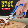Linku pine nut pliers sheller clip pine nut whole grain peeling small nut pliers household artifact melon seed clip opener upgraded version - pine nut pliers