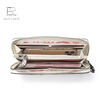 Oral Python Leather Clutch Women's Multi-Slot Long Wallet Valentine's Day Genuine Leather Zipper Fashion High-end Handbag