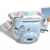 Runzhe is suitable for Fuji Polaroid Mini12 protective case, mini11/SE camera bag, transparent crystal case, silicone case, magic anti-fall and dustproof, adaptable to various scenes, upgraded mini12 crystal transparent case, free star strap + sticker
