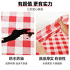 Zhongsheng Aijia thickened disposable paper plastic stone tablecloth degraded waterproof and oil-proof rectangular hotel restaurant home tablecloth red square 80x140cm (10 pictures)