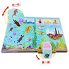 Children's popular science pop-up book Big Forest 3D three-dimensional flip book Popular science encyclopedia picture book 3-6 years old reveals the secrets of nature children's organ book (green printing) 3-6 years old