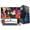 Ningmei Ruilong i5 12400F/3060/4060/6700XT e-sports game live broadcast chicken desktop assembly computer host complete machine 1 5600G/16G/512 play LOL/editing host + 24-inch brand new monitor quasi-new
