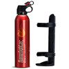 Flame Warrior vehicle-mounted fire extinguisher for cars and cars national fire certification household dry powder aluminum can small fire extinguisher portable 600g dry powder aluminum alloy fire extinguisher gift box packaging fire protection recommendation