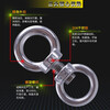 National standard 304 stainless steel lifting eye screw lifting ring nut hook screw lifting ear M5M6-M30 stainless steel lifting eye M6 (screw)