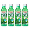 OKF imported from South Korea, Curaçao sugar-free aloe drink 500ml*4 bottles, 0 sugar, 0 fat, 0 calories, contains aloe vera particles