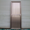Qinkai aluminum alloy door single door room door rental door bathroom door toilet door bathroom door toilet door balcony door champagne color including door frame size width 79cm * height 180cm