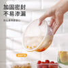 Meiya Disposable Lunch Box Round 360ml*50 Sets Soup Bowl Sauce Packing Bowl Blister Sealed Thickened Transparent Cover