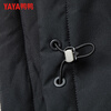 YAYA down jacket men's short hooded thick warm young and middle-aged winter business casual jacket YR99969 black 190
