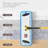 Rubber lazy stick cloth rotating water-absorbent straight flat mop commercial dust floor mop beauty mop pole