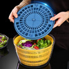 Bomans electric water spinner household fruit and vegetable salad dehydrator kitchen special drying machine water filter basket drain basket blue upgraded model 4L