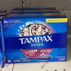 TAMPAX spot Canada imported Tampax TAMPAX tampon catheter type extra large flow 18/36 36S