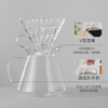 HARIO hand-brewed coffee pot set Home V60 coffee filter cup Heat-resistant glass coffee utensil set