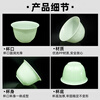 Fu Guan disposable tea cup Kung Fu tea thickened high temperature resistant emerald green high-end tea cup food grade tea cup 60ml emerald green-tea cup 200 + 1 storage cup holder