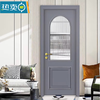 French wooden door, painted bathroom door, indoor door, single door, custom-made modern simple flat door, style five