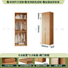 Yongai government subsidy ENF maternal and infant grade customized solid wood wardrobe plus top cabinet home bedroom wardrobe 2024 new style 0.6 meters long two doors 2.5 meters high - ENF maternal and infant grade environmentally friendly antibacterial oak