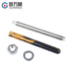 Guwanji 304 stainless steel chemical expansion bolt chemical anchor agent galvanized carbon steel inverted cone chemical anchor expansion screw 304 chemical bolt + agent M12x160 1 set